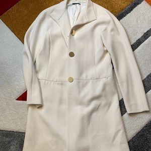 ELIE TAHARI CREAM COLOR COAT
